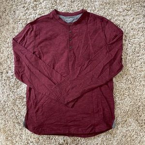 Banana Republic, large, maroon shirt
